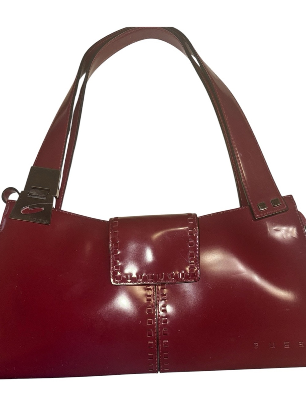 Guess Burgundy  Shoulder Bag